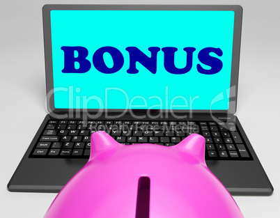 Bonus Laptop Means Perk Benefit Or Dividends