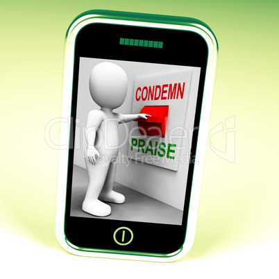 Condemn Praise Switch Means Appreciate or Blame