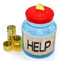 Help Jar Means Finance Aid Or Assistance
