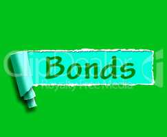 Bonds Word Means Online Business Connections And Networking