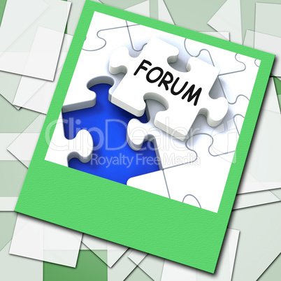 Forum Photo Means Online Networks And Chat