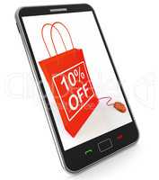 Ten Percent Off Phone Shows Online Sales and Discounts
