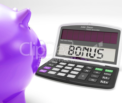Bonus Calculator Shows Perks Extra Or Incentive