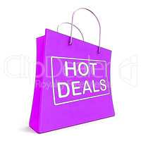 Hot Deals On Shopping Bags Shows Bargains Sale And Saving