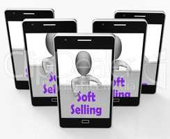 Soft Selling Phone Shows Friendly Sales Technique