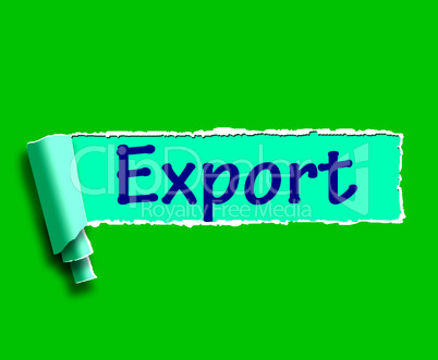 Export Word Shows Selling Overseas Through Internet