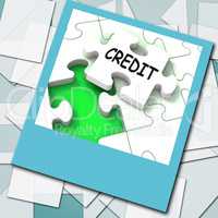 Credit Photo Means Loans Financing  Or Borrowed Money