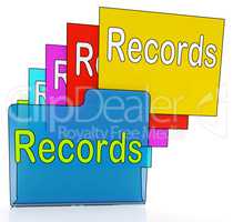 Records Folders Shows Files Reports Or Evidence