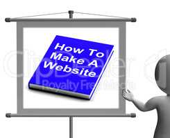 How To Make A Website Book Sign Shows Web Design