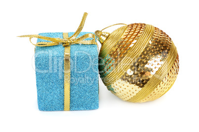 Christmas decoration isolated on white background