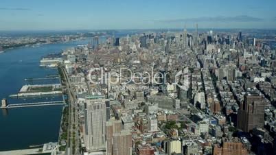 New York City high angle view