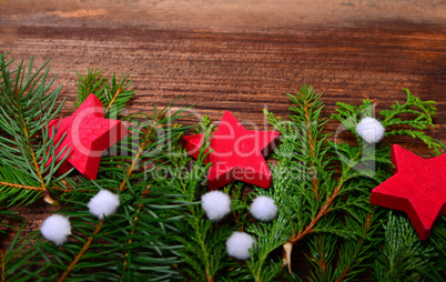 Weihnachten Holz Hintergrund Sterne