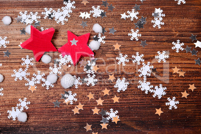 Weihnachten Holz Hintergrund Sterne