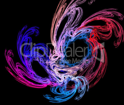 digital fractal Vector Illustration