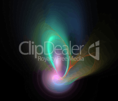 digital fractal Vector Illustration