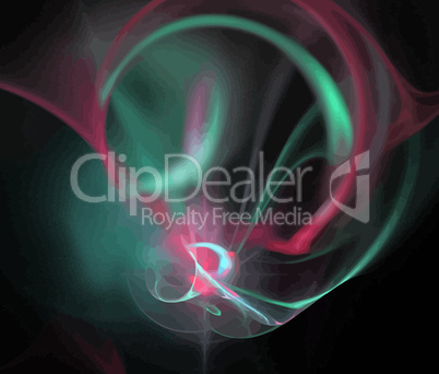 digital fractal Vector Illustration