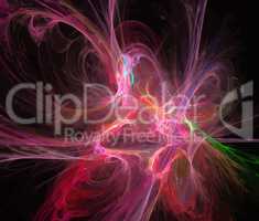 digital fractal Vector Illustration