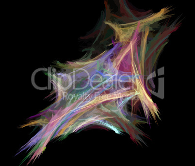 digital fractal Vector Illustration