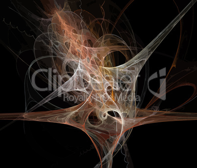 digital fractal Vector Illustration