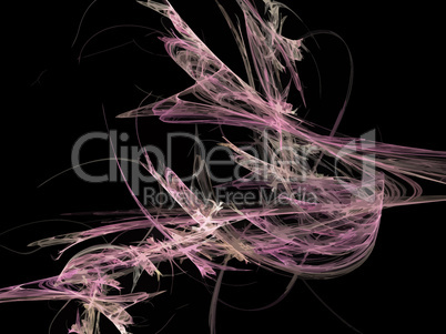 Vector Illustration of digital fractal