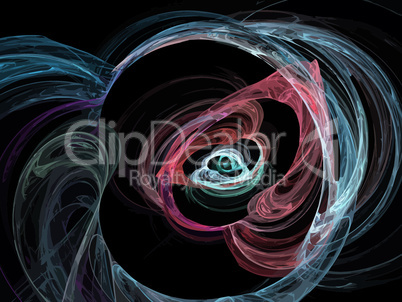 Vector Illustration of digital fractal
