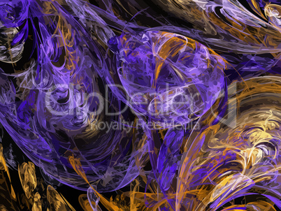 Vector Illustration of digital fractal