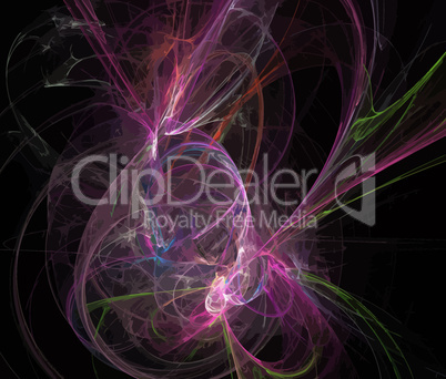 digital fractal Vector Illustration