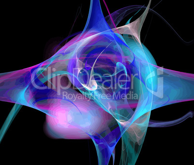 digital fractal Vector Illustration