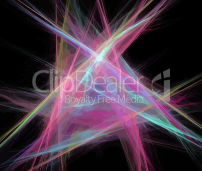 digital fractal Vector Illustration