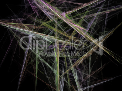 Vector Illustration of digital fractal