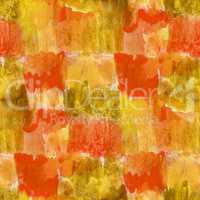 seamless yellow, brown circle background  watercolor color water orange abstract art