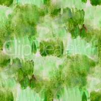 seamless green square background  watercolor color water orange abstract art