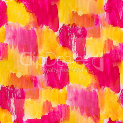 seamless background watercolor yellow red smear brush color water abstract art