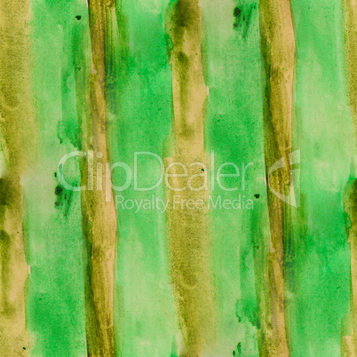 seamless background watercolor yellow green stripes smear brush color water abstract art