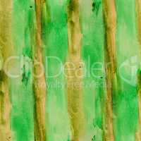 seamless background watercolor yellow green stripes smear brush color water abstract art