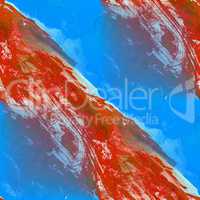 seamless background Red Blue  watercolor brush color water abstract art