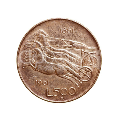 Retro look Vintage coin