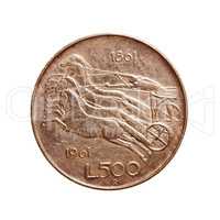 Retro look Vintage coin