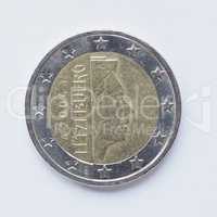 Luxembourg 2 Euro coin