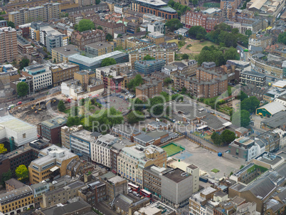 Aerial view of London