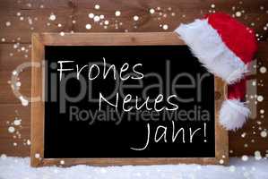 Christmas Card, Chalkboard, Neues Jahr Mean New Year, Snow