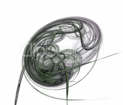 image of one Digital Fractal on Black Color image of one Digital Fractal on Black Color