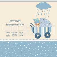 baby boy shower card