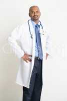 Confident Mature Indian doctor
