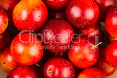 Ripe Plums Background