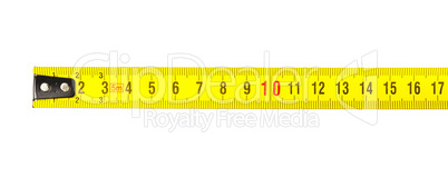 Tape measure in centimeters