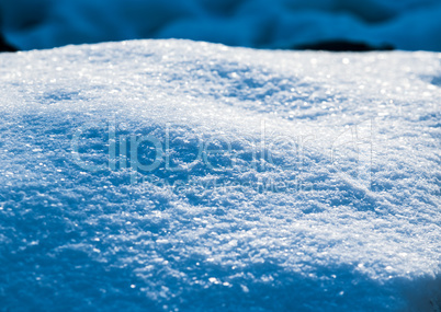 snow background close up