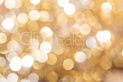 Defocused gold abstract christmas background