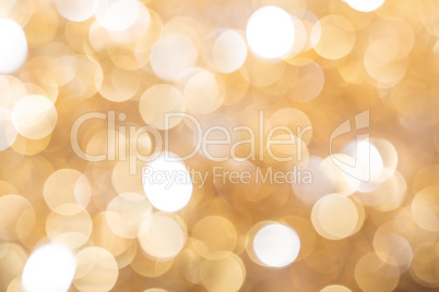 Defocused gold abstract christmas background