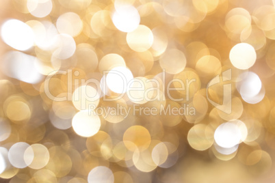 Defocused gold abstract christmas background